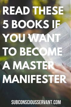 a person reading a book with the words read these 5 books if you want to become a