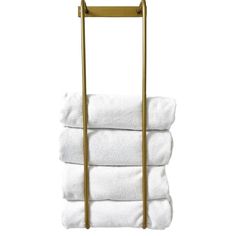 The Tyler Bathroom Towel Rack Towel Holder 12 Wall Mount Length Finish Silver Powder Coat | Industrial Farm Co Bathroom Decor Towels, Antique Brass Bathroom, Bathroom Towel Storage, Wall Mounted Towel Holder, Bathroom Towel Rack, Towel Ladder, Wall Mounted Towel Rack, How To Roll Towels, Towel Organization