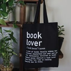 Bookish School Bags With Letter Print, Literary Style Letter Print Bag, Bookish Tote Bag With Letter Print, Bookish Bags With Letter Print For Gift, Library Bag, Book Tote Bag, Bags Aesthetic, Pretty Bags, Instagram Aesthetic