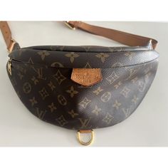 Louis Vuitton Lv Monogram Bum Bag Waist Belt Crossbody Brown Canvas Bag Height: 7 In Bag Depth: 6 In Bag Width: 13 In Bags Louis Vuitton, Lv Monogram, Bum Bag, Brown Canvas, Louis Vuitton Bags, Waist Belt, Canvas Bag, Louis Vuitton Bag, Bag Lady