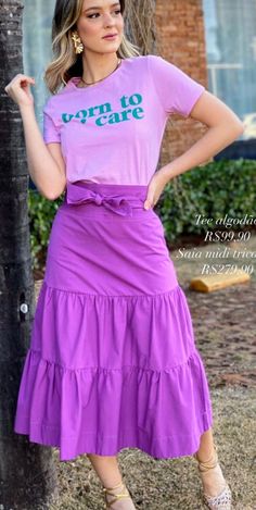 Traditional Dresses Designs, Long Skirt Outfits, Maxi Outfits, Women Blouses Fashion, Christian Fashion, Outfits Verano, Street Style Chic, Western Dresses