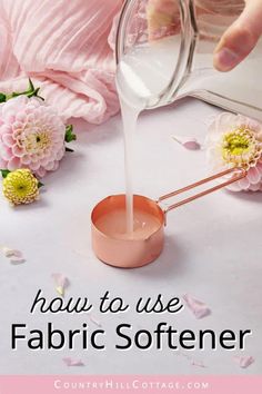 how to use fabric softener