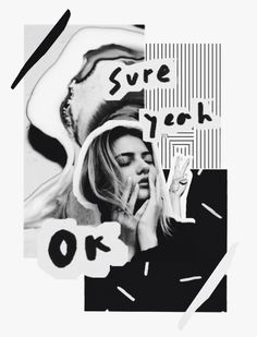 a black and white collage with the words sorry to you or no one on it