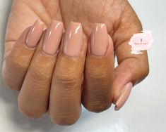 Nude Nails Coffin, Nude Coffin Nails, Girls Nail Designs, Builder Gel Nails, Nude Nail Designs, Builder Gel, Nails Manicure