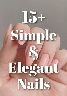 Simple Nails Ideas Square, Elegant Short Gel Nail Designs, Classy Work Nails, Understated Manicure, Nails Classy Elegant, Elegant Nails Classy, Sophisticated Nail Designs, Short Nails Almond, Simple Elegant Nails