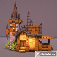 Minecraft Medieval House, Minecraft Statues, Bangunan Minecraft, Minecraft House Plans, Minecraft Cottage, Easy Minecraft Houses, Cool Minecraft Creations, Minecraft Medieval, Minecraft Inspiration