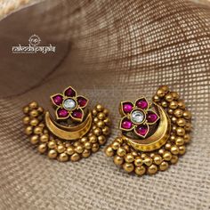 Bugdi Earring Design, Bugdi Earrings Gold, Bugadi Earring Design In Gold, Gold Plated Silver Jewellery Indian, Stone Studs Earrings Gold, Jewelry Patterns Gold, Bugadi Earring Design, Gold Studs Earrings Indian, Earrings Design Gold