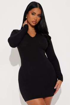 Available In Chestnut, Rose, Black, And Blue. Mini Dress Collared V-Neck Long Sleeve Bodycon Ribbed 95% Rayon 5% Spandex Imported | Vivianna Long Sleeve Mini Dress in Black size Large by Fashion Nova Bodycon V Neck Dress, Stretch V-neck Mini Dress For Fall, V-neck Elastane Bodycon Dress For Date Night, Black V-neck Bodycon Dress, Fitted V-neck Bodycon Dress In Elastane, Black Stretch V-neck Dress, Solid V-neck Stretch Bodycon Dress, Solid Color Stretch V-neck Bodycon Dress, Stretch V-neck Bodycon Dress