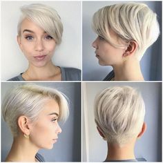 womens short undercut hairstyles Undercut Hairstyles Women, Longer Pixie Haircut, Short Hair Undercut, Undercut Hairstyles, Haircut For Thick Hair, Short Hairstyle, Short Haircut