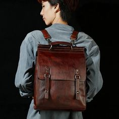 It’s that simple. Just $315.95 Original Genuine Leather Men's Backpack Vegetable Tanning Leather Travel Backpacks Schoolbag Laptop #backpacks #backpackschool #backpackstore #backpacksecond #menbackpack #backpackshop #backpackstyle Backpack Store, Leather Travel Backpack, Unique Backpacks, Travel Laptop Backpack, Travel Backpacks, Modern Men, Men's Swimwear, Bag Suitcase, Changing Bag