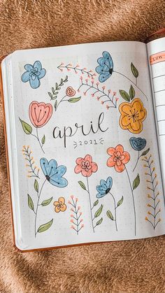 j.a.q on Instagram: 🌼🌷🌿april bullet journal 🌿🌷🌼 April Journal Spread, April Bullet Journal Ideas Layout, April Reading Journal, Bullet Journal Avril, April Journal Ideas, Bullet Journal April Cover, Skectbook Ideas, Bujo Avril, April Bullet Journal Ideas