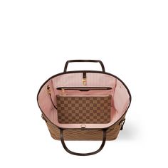 LOUIS VUITTON® - Neverfull Mm - Rose Ballerine Lv Tote Bag, Neverfull Louis Vuitton, Lv Damier Ebene, Business Major, Louis Vuitton Gifts, Fall Winter Essentials, Lv Neverfull, Trunk Bag, Spring Sandals