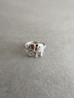 Sterling Silver Elephant Rings - Sterling Silver ★ Quantity : One Ring ★ Color : Silver ★ Material : Sterling Silver ★ Ring Size : 6 / 7 / 8 / 9 / 10 ★ Band Size : about 2mm wide and 1mm thick ★ Elephant Size : 15mm*12mm ★ Comes in a jewelry box. If you need extra boxes for gifting....just let us know! Adjustable White Symbolic Rings, Elephant Rings, Eye Ring Silver, Elephant Ring, Silver Flower Ring, Silver Elephant, Rings Sterling Silver, Silver Eye, Silver Elephants