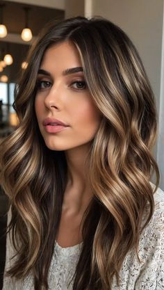 Winter Hair Colors, Amber Hair, Hair Color Auburn, Brown Hair Balayage, Winter Hair Color, Winter Hair, Brown Hair With Highlights, Winter Hairstyles