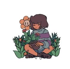 Frisk Undertale, Flowers