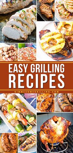 Come home to these easy weeknight grilling recipes! From the best kabobs recipe, easy chicken recipe, and down to juicy pork loins that everyone will love! They're all quick and easy to make, delicious, and all set in about 30 minutes! Save this pin for later! Cheap Grilling Recipes, Basic Grilled Chicken, Pork Loins, Best Grill Recipes, Fermented Foods Benefits, Grilling Recipes Pork, Easy Chicken Recipe, Grilled Recipes, Grilled Foods