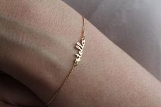 Personalized Bracelet, Gold Name Bracelet | Capucinne Jewelry Gold Name Bracelet, Personalized Gold Bracelet, Handwriting Bracelet, Name Bracelets, Signature Bracelet, Dainty Diamond Necklace, Sister Jewelry, Word Bracelet, Emerald Bracelet