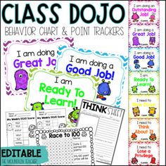 i am doing great job posters and activities for class dojo