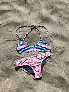 Our Vent top in Wavelength and Andy Full Coverage Bottom in Shellshock Ocean Things, Summer 24, Summer Prints, Fun Summer, Swim Top, Mix N Match, Summer Fun, Perfect Fit, Water