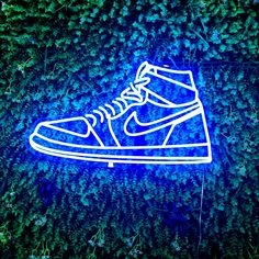 Sneaker Neon SignAdd a distinctive touch of arts and style to your bedroom, gaming room, or working station. Speak out, customize your area with our Sneaker Neon Signs, and watch your friends fall in awe of it. With this great sign, you can step up your game and amaze your pals and gals with your new fantastic setup!Customize yours now! Nike Neon, White Nike Shoes, Wedding Neon Sign, Neon Wedding, Shoe Display, Led Neon Lighting, Custom Neon Signs, Black Power, Led Neon Signs