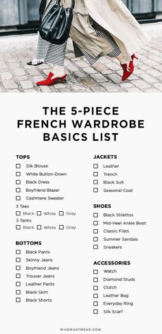 5 piece french wardrobe Wardrobe Basics List, 5 Piece French Wardrobe, French Wardrobe Basics, Black Suit Dress, French Wardrobe, Parisienne Chic, French Girl Style, Bette Davis, French Girls