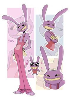 an image of a cartoon character with bunny ears