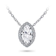 This halo pendant setting is stunning and can be set with a marquise cut center diamond of your choice from 0,20-5.0ct. This pendant features approx. 18 G-H VS diamonds at approx. 0.20cttw. Metal options are 14k and 18k white and yellow gold, 18k rose, or platinum and includes a 16 chain. Diamond Locket, Diamond Pendants Designs, Marquise Diamond Ring, Marquise Ring, Diamond Solitaire Necklace, Diamond Jewelry Designs, Halo Pendant, Vs Diamond, Solitaire Pendant