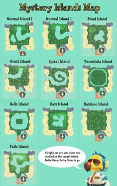 the map for mystery island is shown in this screenshoter's handout