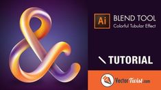 an orange and purple logo with the words blend tool