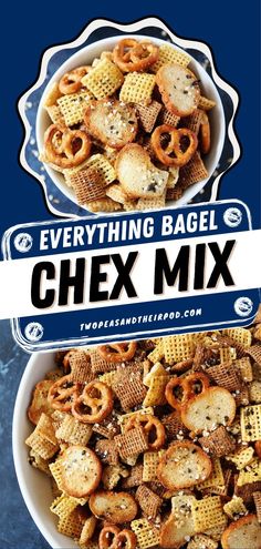 Everything Bagel Chex Mix, Gameday food ideas, New Year appetizers Savory Chex Mix Recipes, Savory Chex Mix, Healthy Trail Mix Recipes, Chex Party Mix Recipe, Chex Recipes, Gameday Food, Party Mix Recipe, Chex Mix Recipe