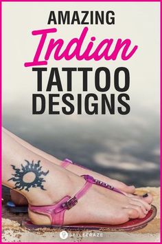 Tattooing has become a common trend even in India and we find many people sporting a tattoo over their skin. Here are best Indian tattoo designs enlisted for you. Cherokee Indian Tattoos, Indian Tattoos, M Tattoos, 13 Tattoos, Feather Tattoo Design