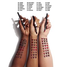 Nyx Lip Pencil Swatches, Overlined Lips, Nyx Slim Lip Pencil, Nyx Lip Liner, Lip Liner Pencil, Nyx Lip, Kissable Lips, Lip Shapes, Affordable Makeup