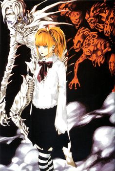 Takeshi Obata, One Piece Fan Art, Dead Note, Tsugumi Ohba, Shonen Anime, Noel Fielding, Misa Amane, Catty Noir, Notes Art