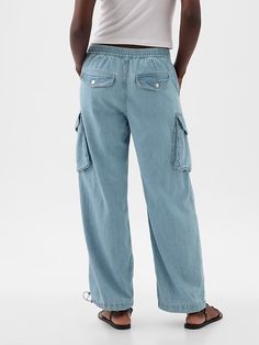 Mid Rise Wide Baggy Cargo Jeans | Gap Gap Relaxed Fit Full Length Pants, Gap Relaxed Fit Full-length Pants, Gap Full Length Relaxed Fit Pants, Gap Relaxed Fit Cargo Pants, Casual Straight Leg Cargo Pants By Gap, Gap Relaxed Fit Cargo Pants With Pockets, Gap Relaxed Fit Pants With Five Pockets, Gap Relaxed Fit Wide-leg Pants, Gap Casual Cotton Flare Jeans