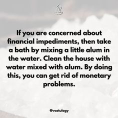 a quote about financial investments and water