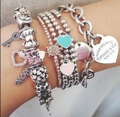 ♡xo.Brooklyn♕ Pandora Jewelry Bracelets, Tiffany Jewelry, Pandora Bracelet Charms