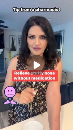 Dr. Angela PharmD on Instagram: "#fyp #foryourpage #didyouknow #pharmacist #hack #howto" Home Remedies For Sickness, Medical Remedies, Stuffy Nose, Natural Home Remedies, Pharmacist, Cleaning Tips, Home Remedies, Cleaning Hacks