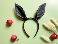 BLACK HORSE EARS HEADBAND  (WITHOUT MANE / WITHOUT FLOWERS): This size headband will fit either child or adult. (Convo me for a baby version with an elastic band) Other color variations are also available in the shop. IMPORTANT INFORMATION: NOTE that there may be slight variation in orders of this item as it is MADE TO ORDER. I do work hard to keep them very similar to what is shown though.** Selections / options are made via the drop down menus (i.e. size, style, tail option, flower option). Do not hesitate to ask if you have questions!  Custom orders are accepted with variations on color and quantity for many items. Create and Be Joyful costume accessories are perfect for holiday celebrations and photo shoots, birthdays (even as party favors), costumes / dress up / cosplay, baby photo sh Costumes For Work, Childrens Book Characters, Horse Ears, Mouse Costume, Farm Birthday, Ears Headband, Lambs Ear, Party Animal, Black Horse