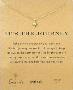 it's the journey necklace with star charm