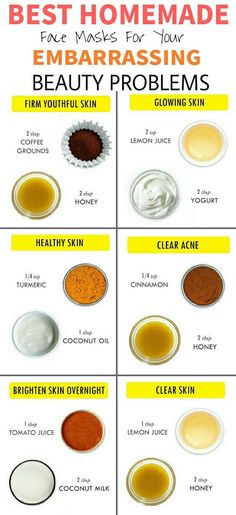 Beauty Infographic, Best Homemade Face Mask, Best Diy Face Mask, Obličejové Masky, Glowing Skin Mask, Hacks Beauty, Face Acne, Homemade Face Masks, Mascara Facial