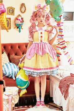 Retro Sweet Round Neckline Short Sleeves Lolita Dress OP / JSK / SK Evil Fairy, Op Dress, Jumper Skirt, Sweet Lolita, Sweet Dress, Lolita Dress, Square Necklines, Lolita Fashion, Square Neckline