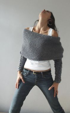 Knit.thing 03 Grey READY TO SHIP by NihanAltuntas on Etsy Gray Chunky Knit Pattern For Fall, Cozy Gray Chunky Knit Pattern, Gray Knit Knitting Pattern For Fall, Gray Knitting Pattern For Fall, Fall Knitting Pattern In Gray, Gray Knit Pattern For Fall, Gray Chunky Knit Knitting Pattern, Gray Chunky Knit Knitting Pattern For Winter, Gray Chunky Knit Winter Knitting Pattern