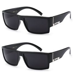 PRICES MAY VARY. Plastic frame Plastic lens Non-Polarized Polarized Coating coating Sunglasses listed by Sun's Out Shades. 100% guarantee picture and glasses match. Dimensions are 5.5w x 1.75h. Black Gangster, Locs Sunglasses, Eyewear Accessories, Eyewear Sunglasses, Locs, Sunglasses Accessories, 2 Pack, For Free, Shades