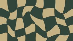 an abstract pattern with wavy lines in shades of green and beige