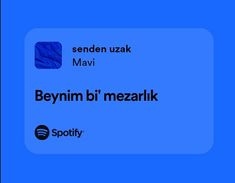 two different logos on a blue background with the words'seden udak mavi'and'berylm bi meazrk '