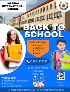 Back to school flyer