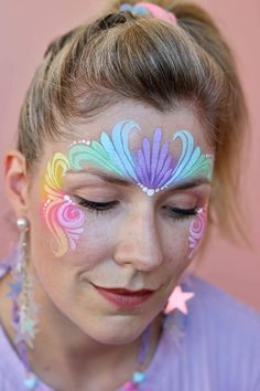 Butterfly Face, Cool Face, Mermaid Princess, Eye Design