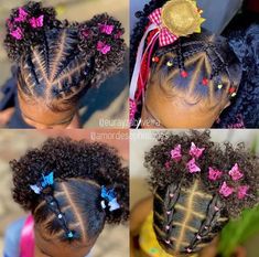 Little Black Girls Curly Hairstyles, Cute Hairstyles For Little Black Girls With Curly Hair, Cute Little Black Girls Hair Style, Braided Natural Hairstyles For Kids, Styles For Little Black Girls Hair, Hair Style For Little Black Girls Curly, Kids Hair Styles Black, Cute Hairstyles For Curly Hair Kids, Natural Hairstyles For Kids Black