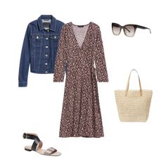 Print Wrinkle-Resistant Wrap Dress | Banana Republic Flattering V-neck Wrap Dress For Summer, Casual V-neck Cotton Wrap Dress, Summer V-neck Viscose Wrap Dress, Fall Floral Print V-neck Wrap Dress, Chic Rayon V-neck Wrap Dress, Banana Republic, Jersey Fabric, Women Empowerment, Length Sleeve