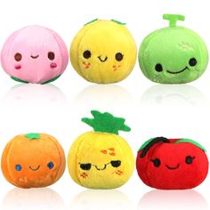 PRICES MAY VARY. Adorable plush fruits: the package comes with 6 pieces of stuffed play foods designed after the shape of 6 different fruits, there are yellow peach, sweet orange, juicy peach, pineapple, cantaloupe and more, with vivid colors and lifelike appearances, can add something cute and colorful to your life Portable size: measuring approx. 6 x 6 cm/ 2.36 x 2.36 inches, the small fruit toys are small yet exquisite, they are sewed with lovely small leaves, embroidered with lovely smiling Easter Eggs Fillers, Egg Fillers, Easter Egg Fillers, Pretend Kitchen, Backpack Keychain, Backpack Keychains, Different Fruits, Colorful Fruit, Peach Orange